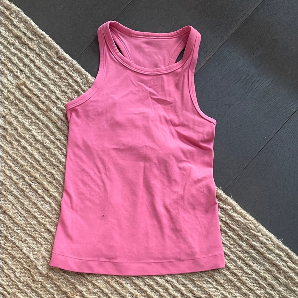 Limited Edition Lululemon Align Waist-Length Racerback Tank Top in Sakura Pink